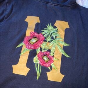 HUF Embroidered Flower Hoodie